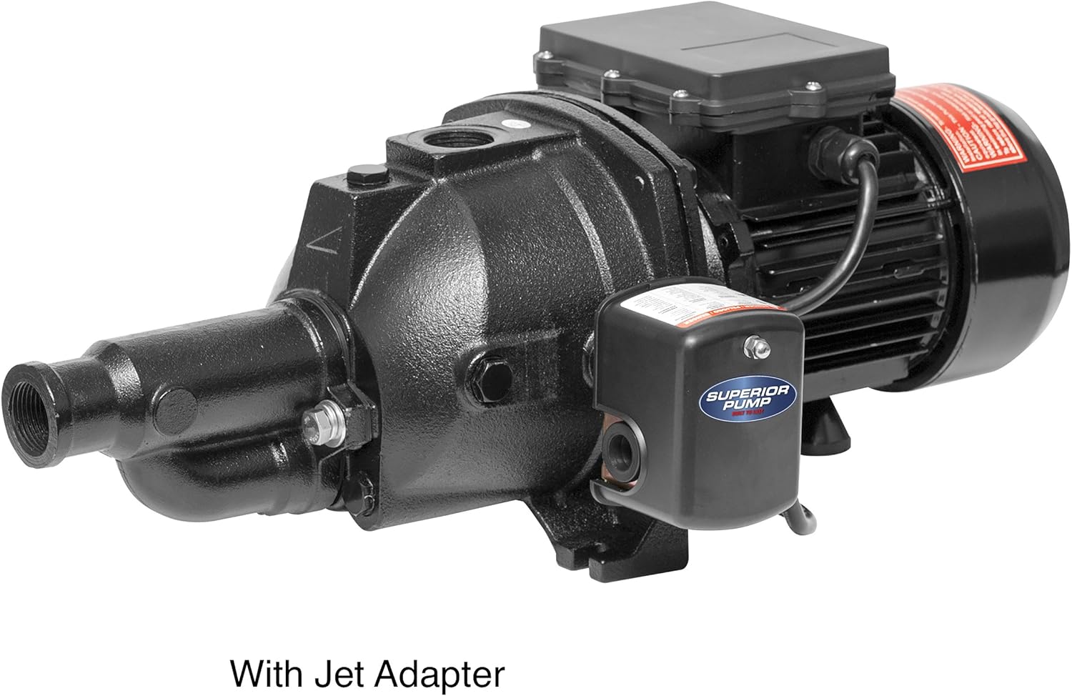 Superior Pump 94515 1/2 HP Cast Iron Convertible Jet Pump