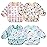 Accmor 4 Pack Long Sleeve Bibs, Baby Smock Waterproof Sleeved Bib Smock for Baby Toddler 24-36 Months
