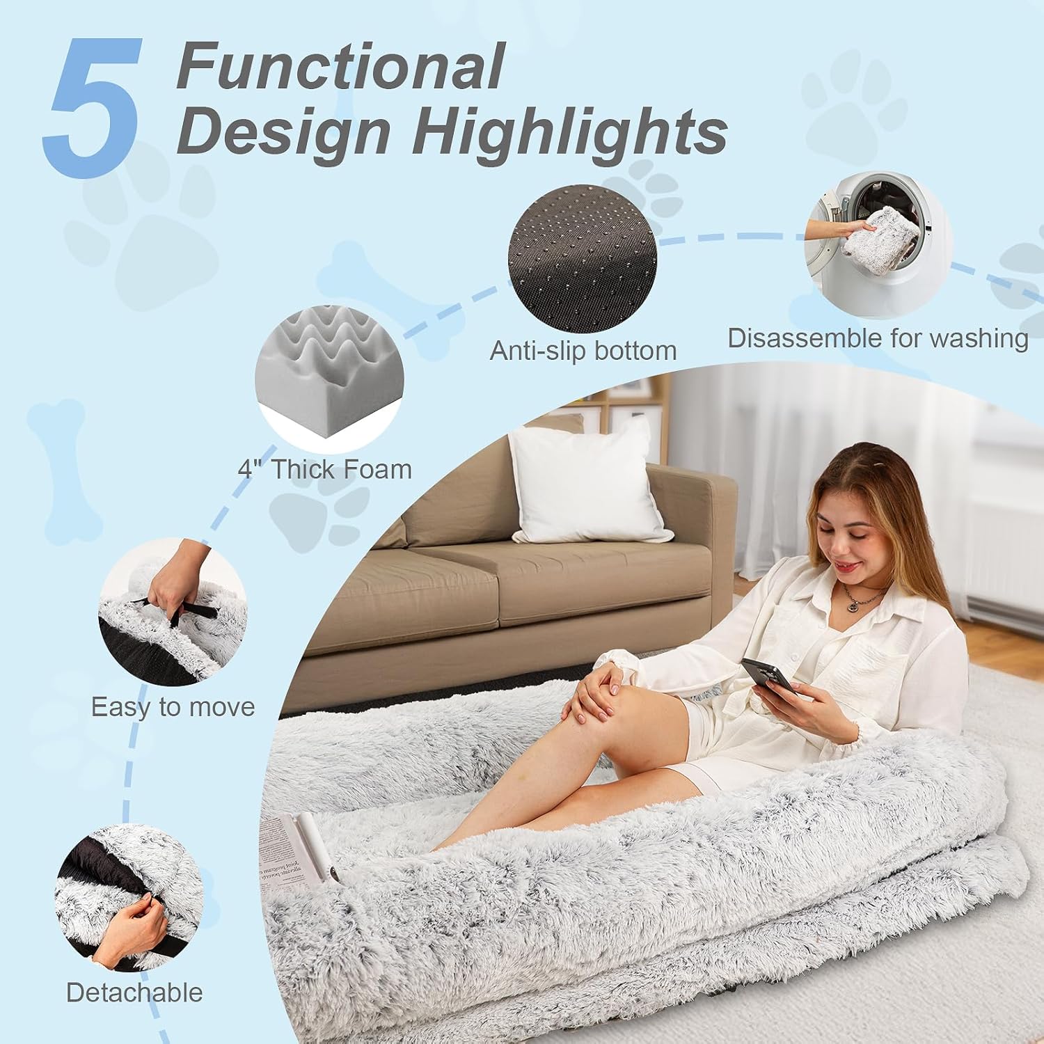 Ultimate Comfort: The XL Human Dog Bed Review for You and Your Pup!