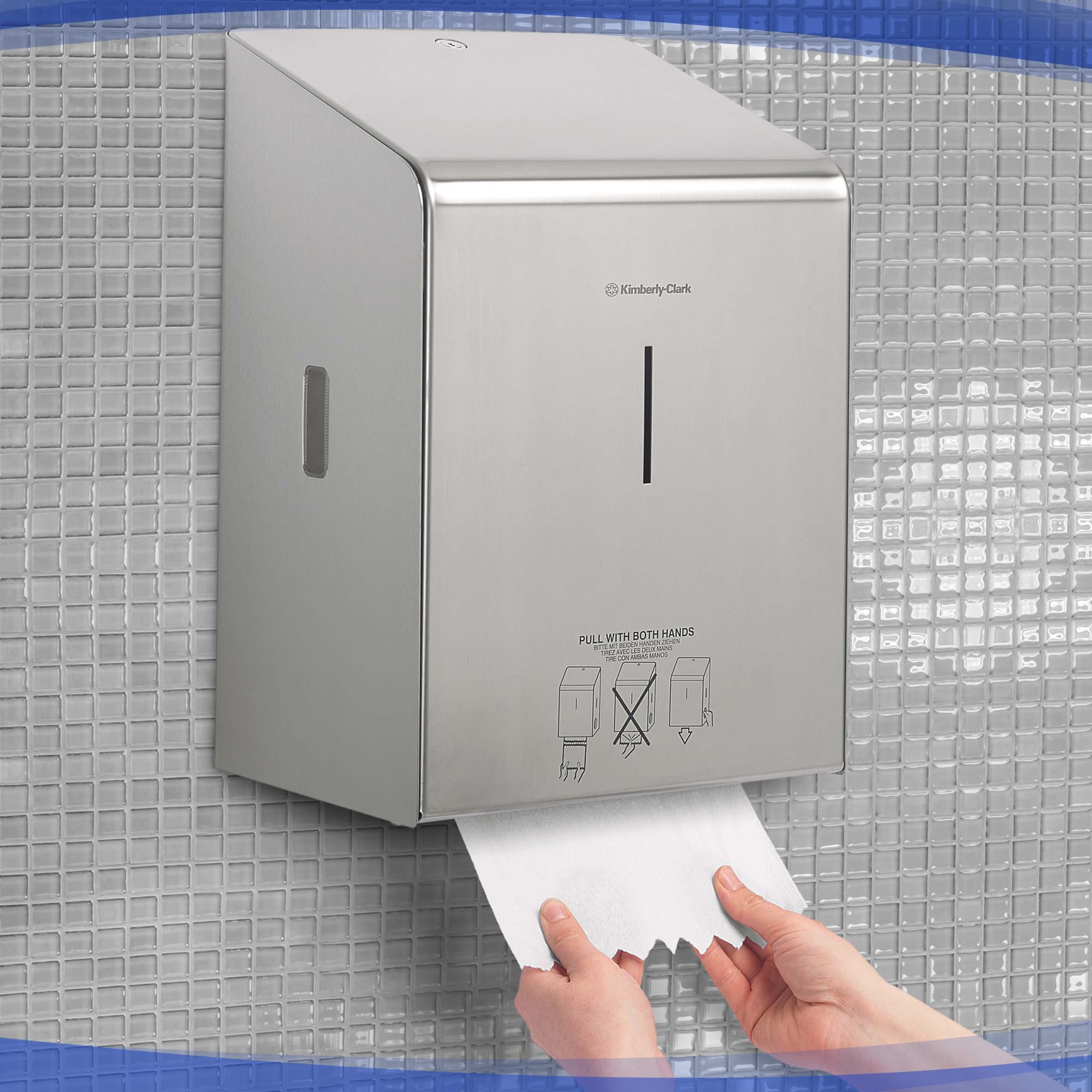 Kimberly-Clark Professional, 8976, dozownik ręczników do rąk, stal nierdzewna, 1 x 1 szt.