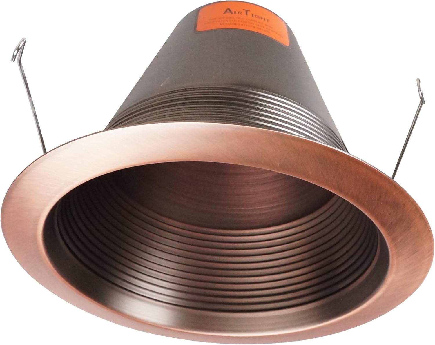 6'' Bronze Indoor/Outdoor Airtight Cone Recessed Trim