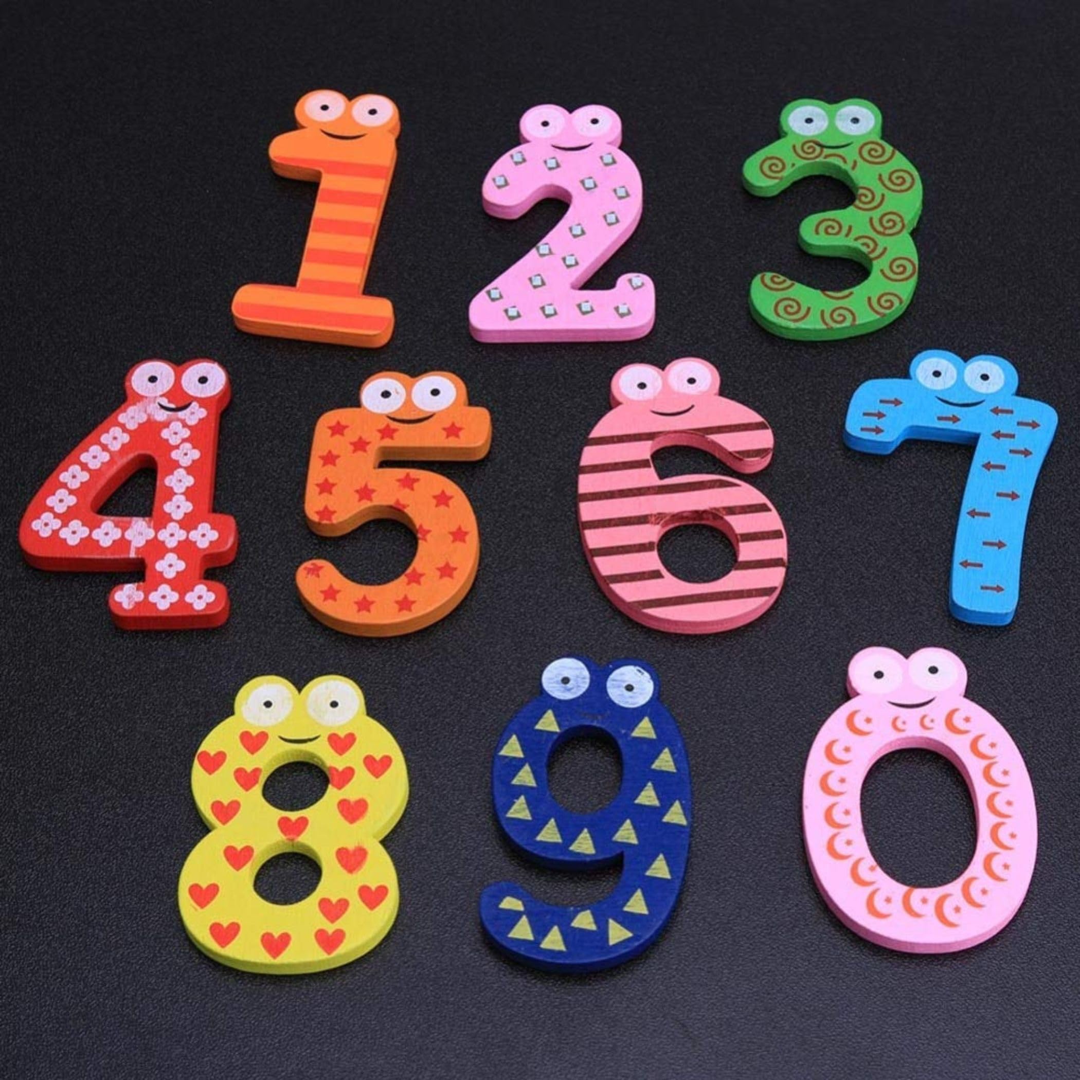 Tickles Wooden 26 English Upper Case (A to Z) Alphabets Stencils Letter Refrigerator Magnate Educational Toys for Kids 2