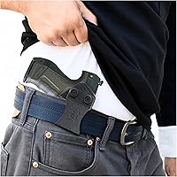 Vista 5 de Premium Carbon Fiber IWH Kydex Holster for Right-Handed Users by Houston Gun Holsters, LLC