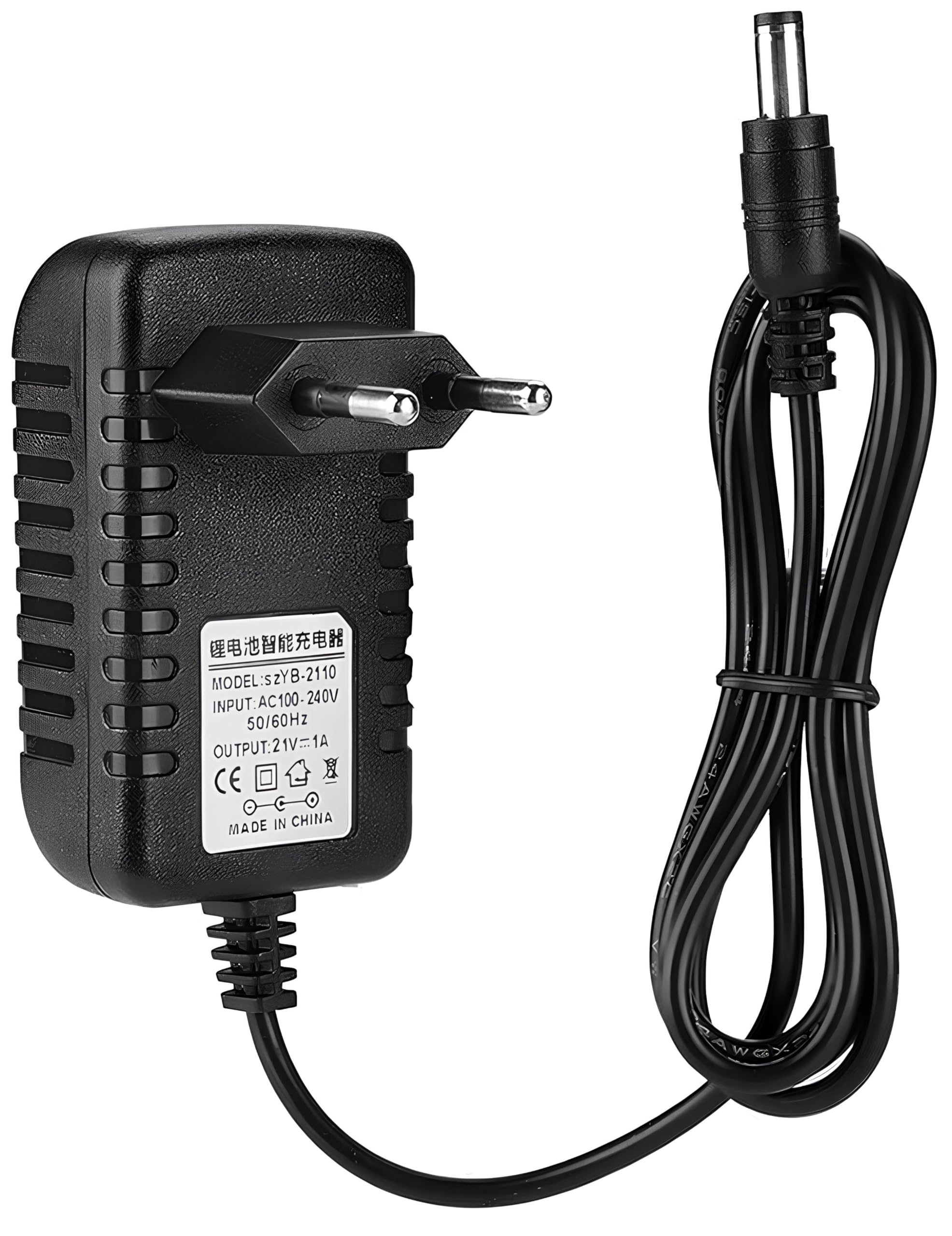 21V Li-Ion Battery Charger, Power Tool Battery Charger Adapter with LED Indicator, Fast Charging, Compact Design, 100-240V Input, 21V 1A Output for Cordless Drill & Household Tools-image-24