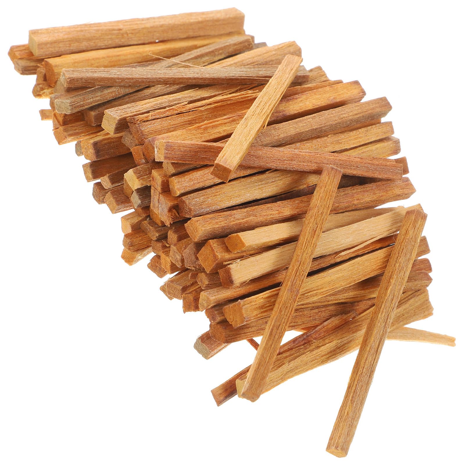 STOBAZA Varillas de Incienso de Sándalo Natural 250g, Tiras de Madera 6.5 Cm para Aromaterapia y Meditación, Incienso sin Humo para Purificar Aire y Decoración Budista