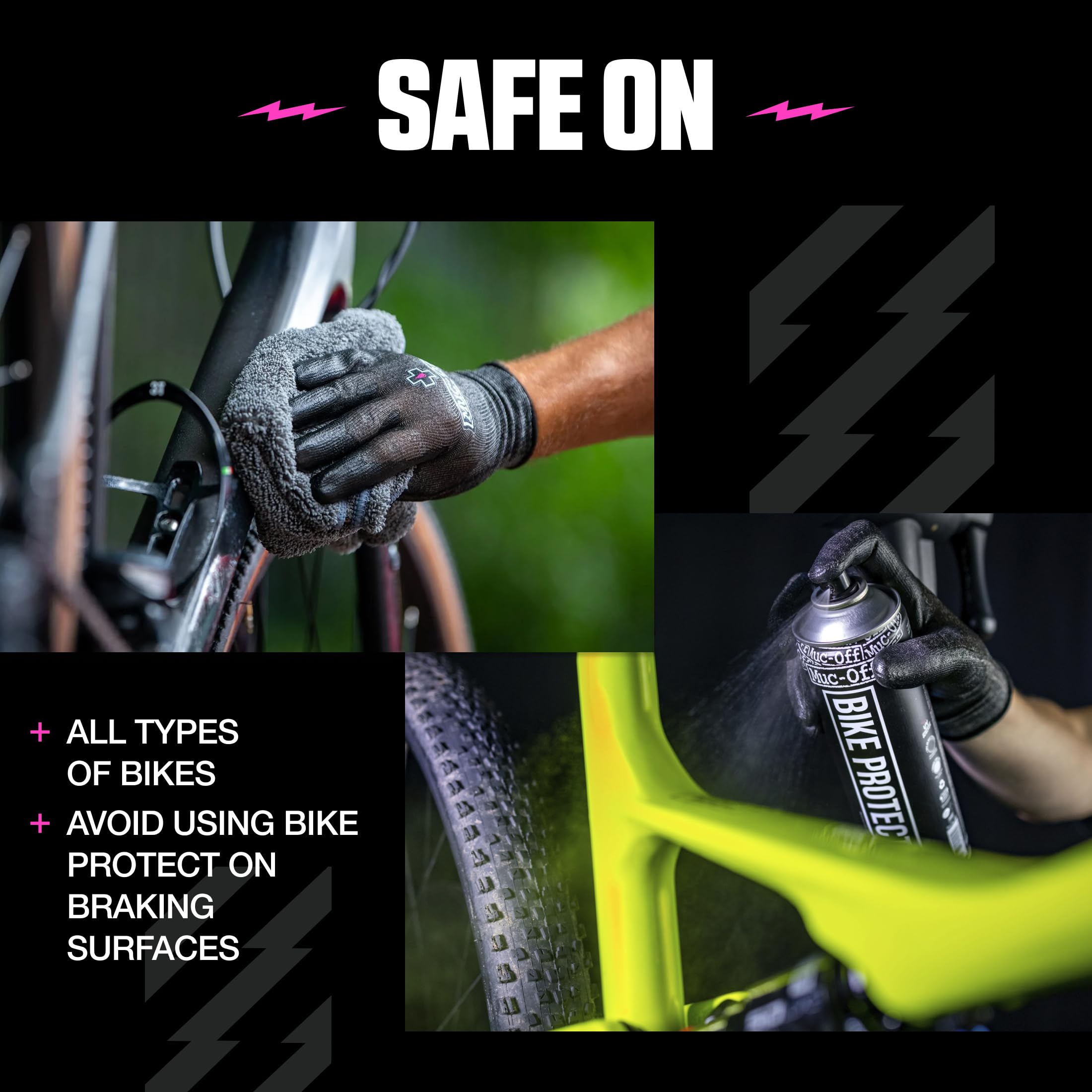 Muc-Off Bike Care Duo Kit - Kit Pulizia Bici per Pulire e Proteggere la tua Bici - Include 1 Litro di Detergente Bici e 500 ml di Spray Protettore Bici Post-Lavaggio