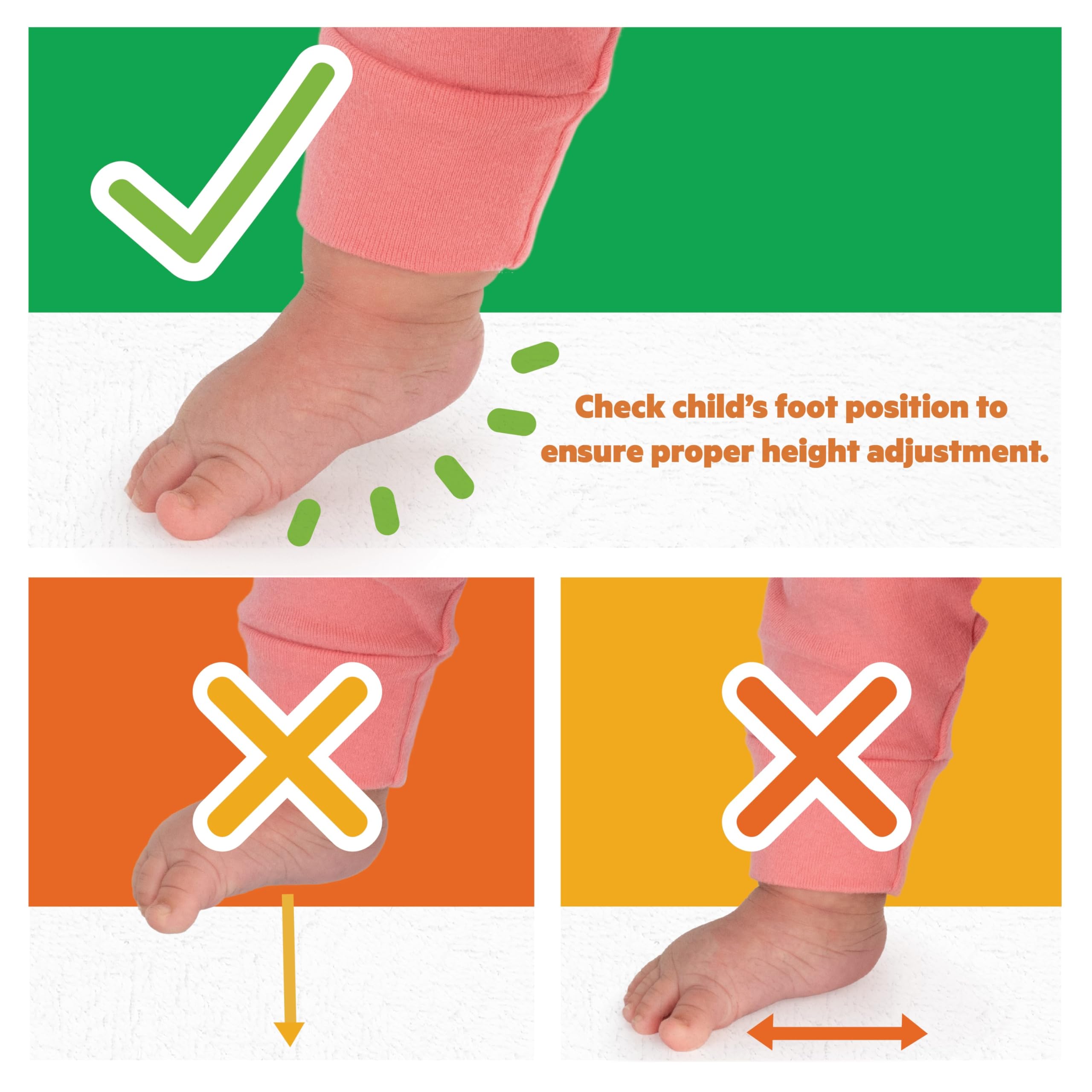 Bright Starts Pop 'N Jump Faltbarer Aktivitäts-Jumperoo, Tragbares Aktivitätscenter für Babys, UPF 50+ Sonnendach, 4 Sensorische Spielzeuge, Reisetasche, 6-12 Monate