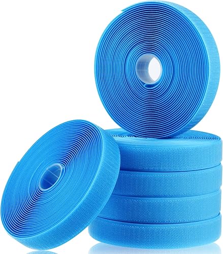 Zonon 6 rollos de tiras de marcadores de alfombra, cinta de suelo para aula, marcadores de alfombra de nailon para suministros escolares, alfombra