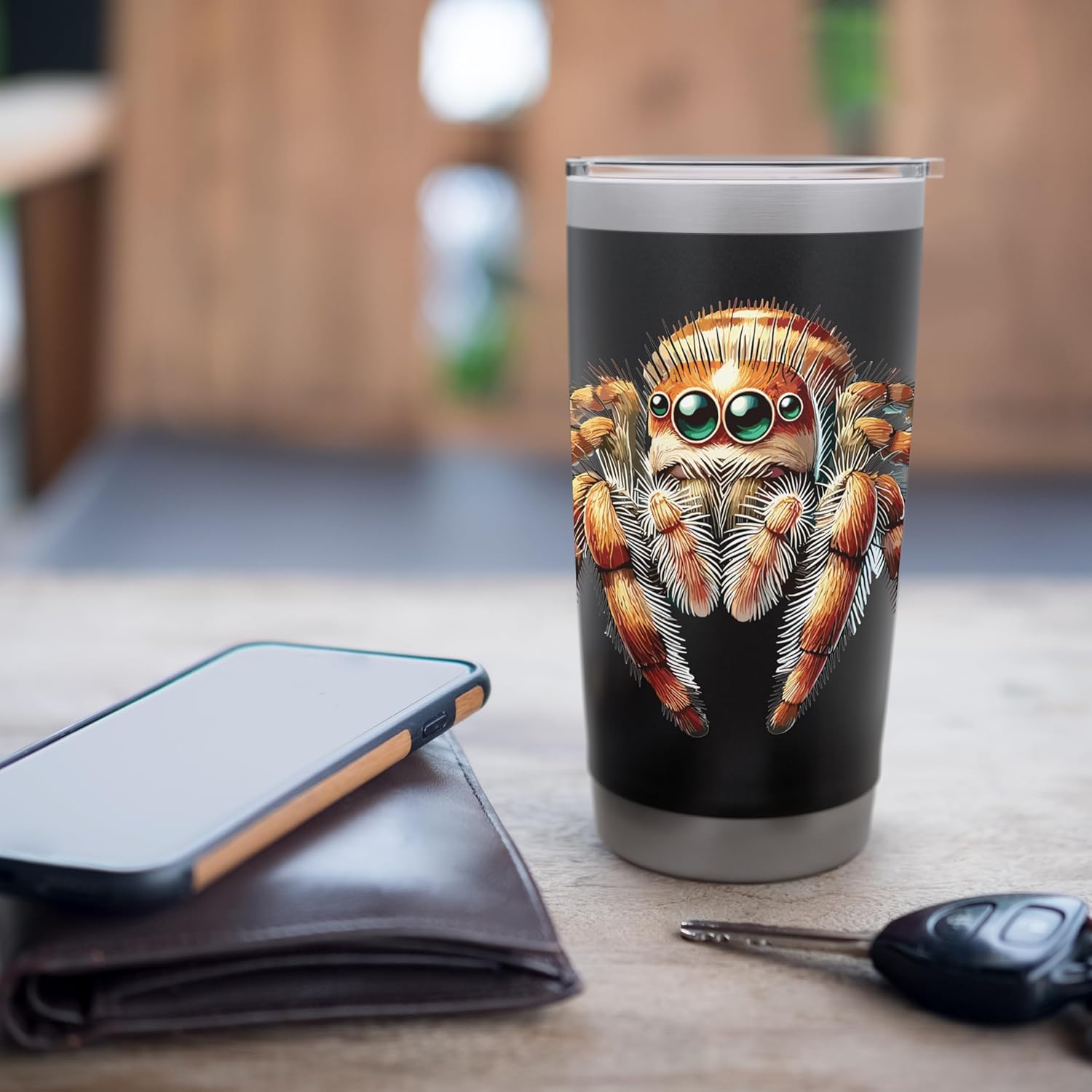 Jumping Spider Stainless Steel Insulated Tumbler - Image 7