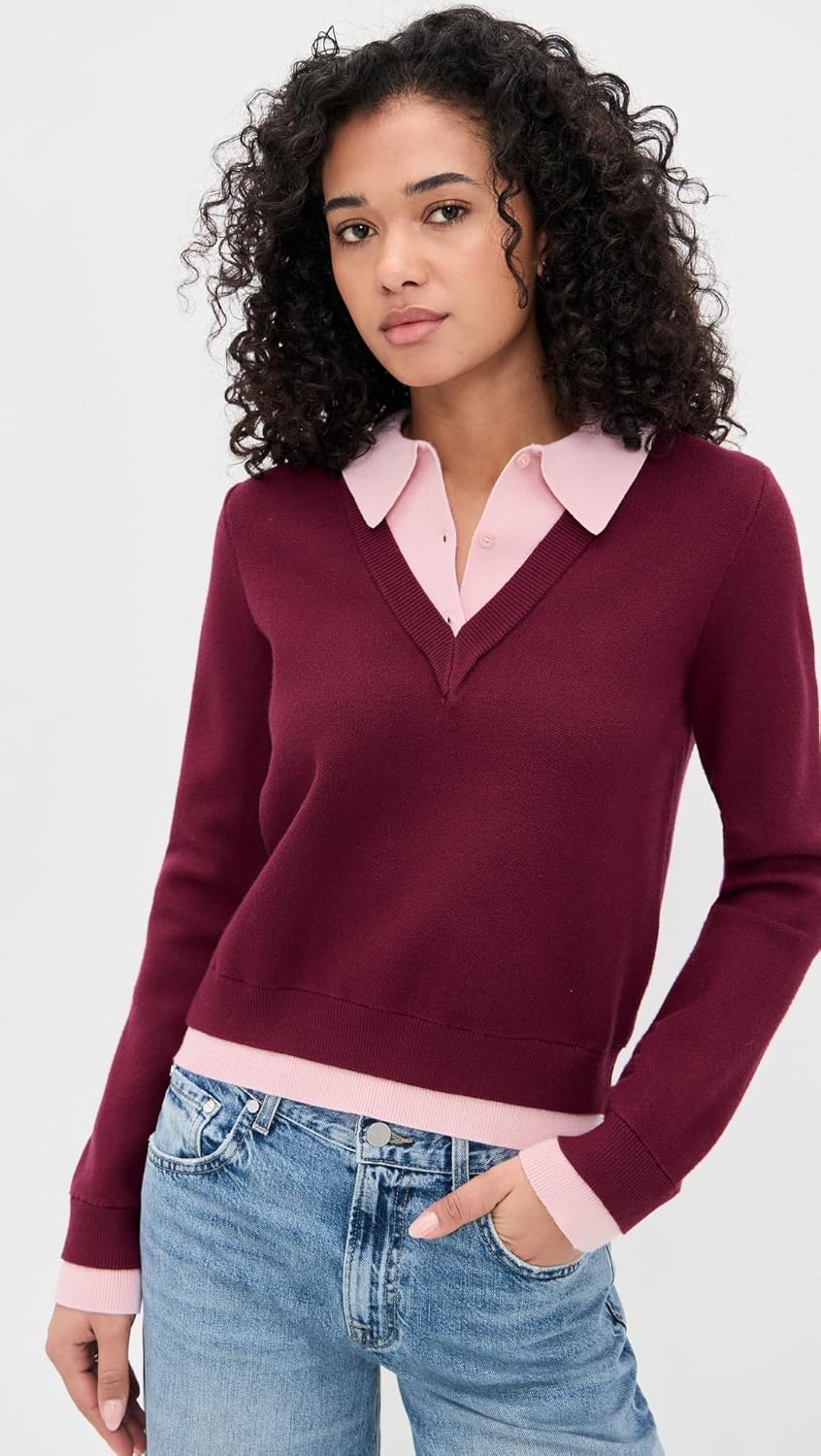 English Factory Women's Polo Sweater - Image 2