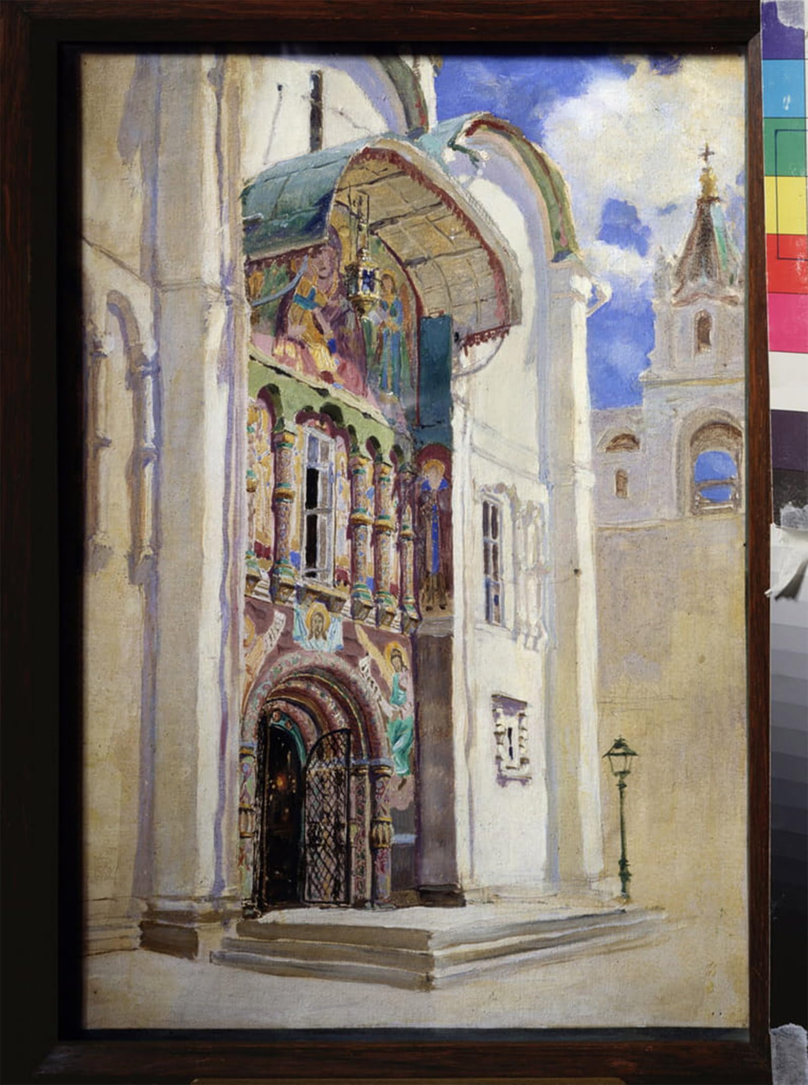 ARTXLXXBN Famous Art Print Poster Vintage Wall Art the South Door of the Cathedral of the Assumption by Vasilij Dmitrievich Polenov Canvas Art Poster for Home Decor 60x90cm