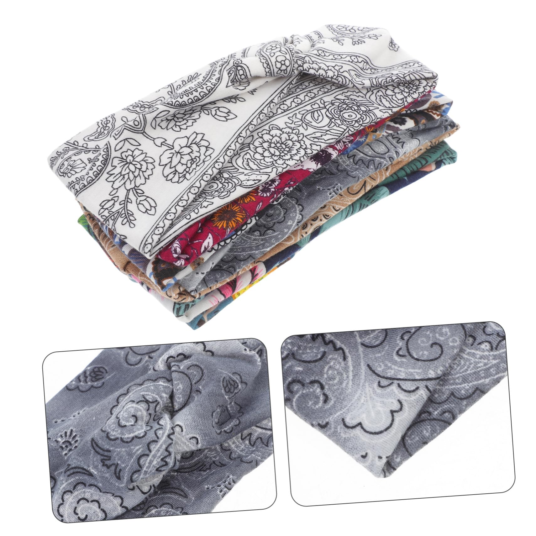 Healeved Yoga-Stirnband Schweißabsorbierendes Stirnband Elastisches Yoga Kopfband Breathable breites Haarband Schweißbänder für Männer Fitness-Stirnbänder Stoff