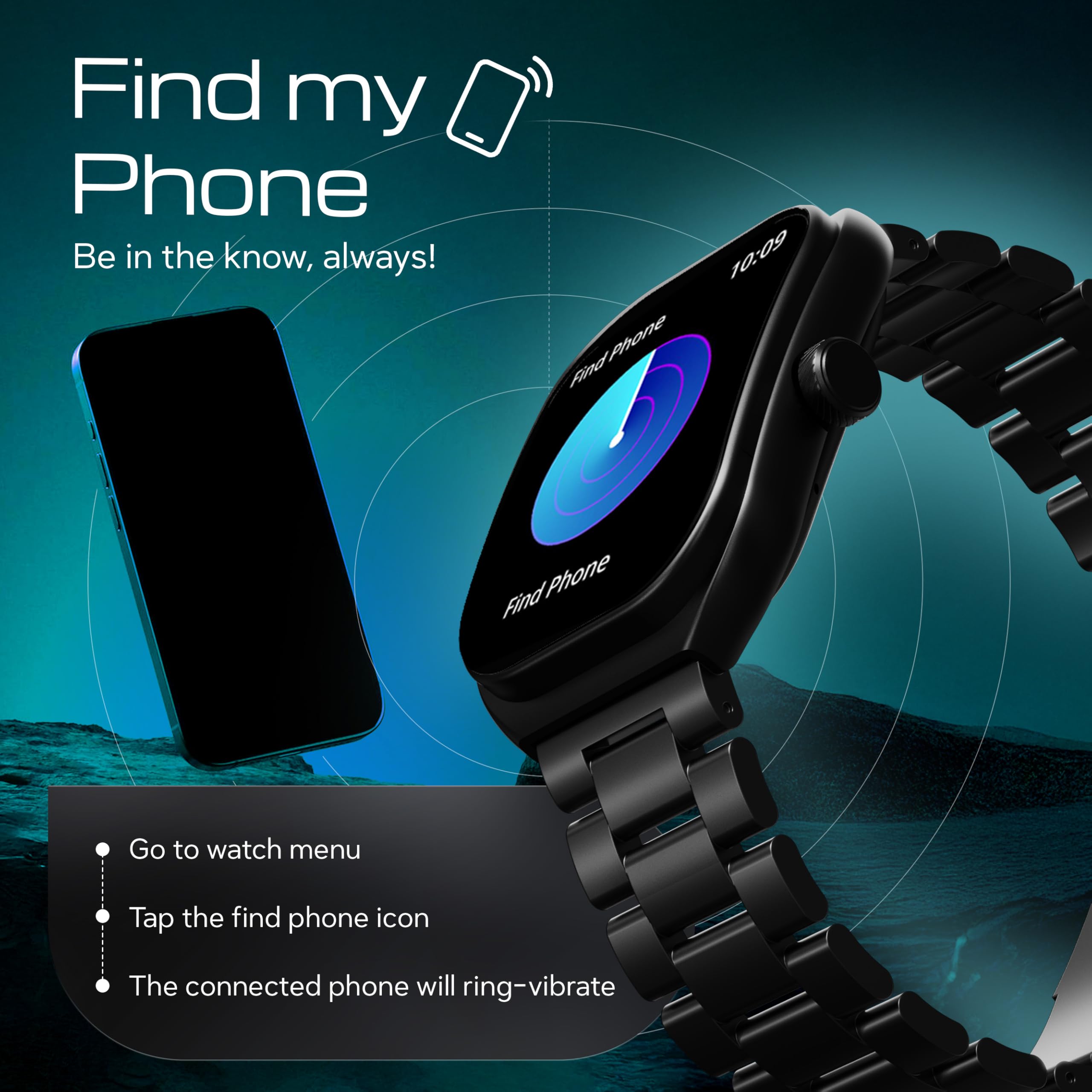Boult Nowo wprowadzony na rynek smartwatch Trail Pro 2.01'' 3D zakrzywiony wyświetlacz AMOLED, połączenie BT 5.3, jasność 600 nitów, IP68, ponad 250 tarcz zegarków, 123 tryby sportowe, asystent