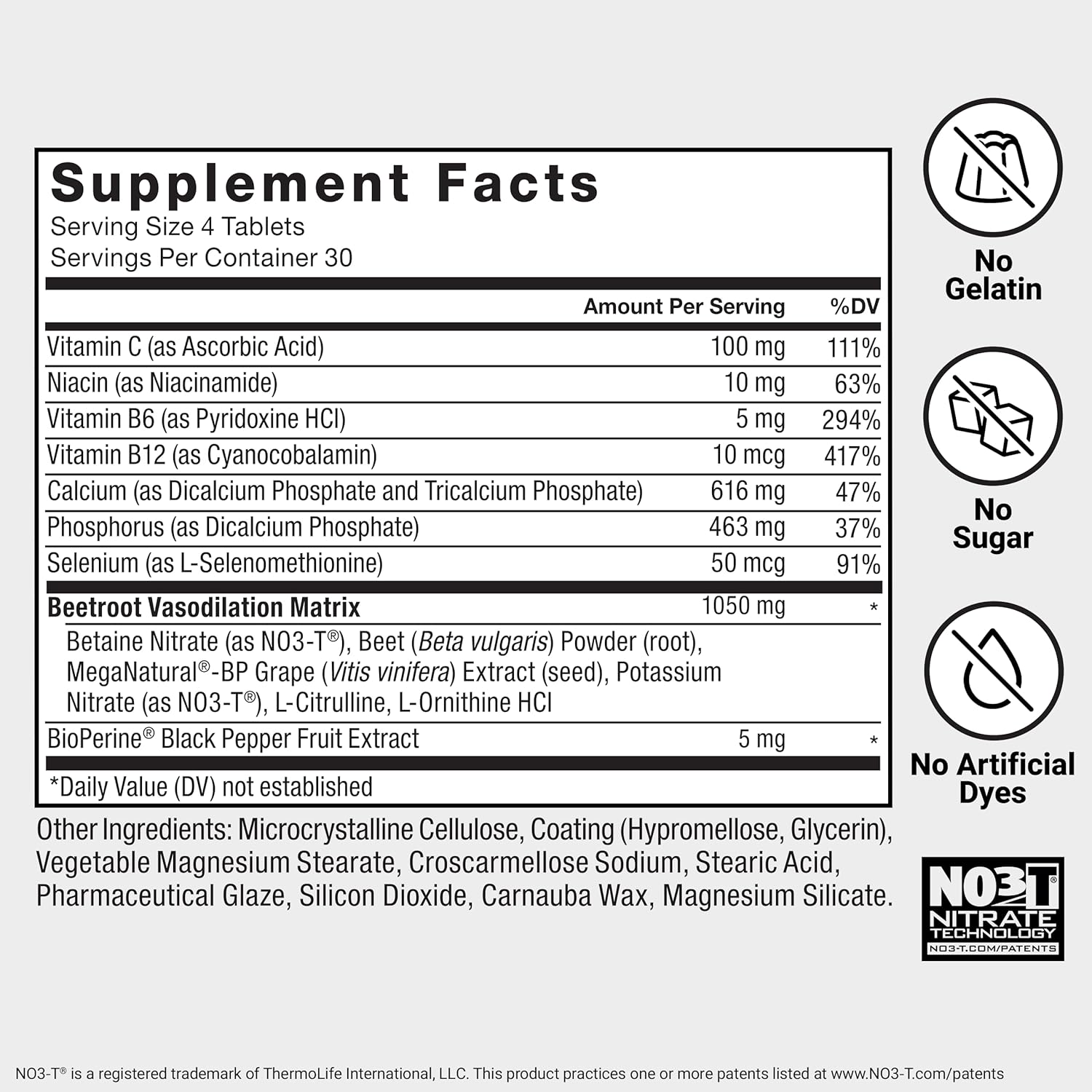 Force Factor Total Beets Blood Pressure Support with Grape Seed Extract and Non GMO Beet Root Powder for Heart Health, Circulation, & Blood Flow, 120 Count - Image 6