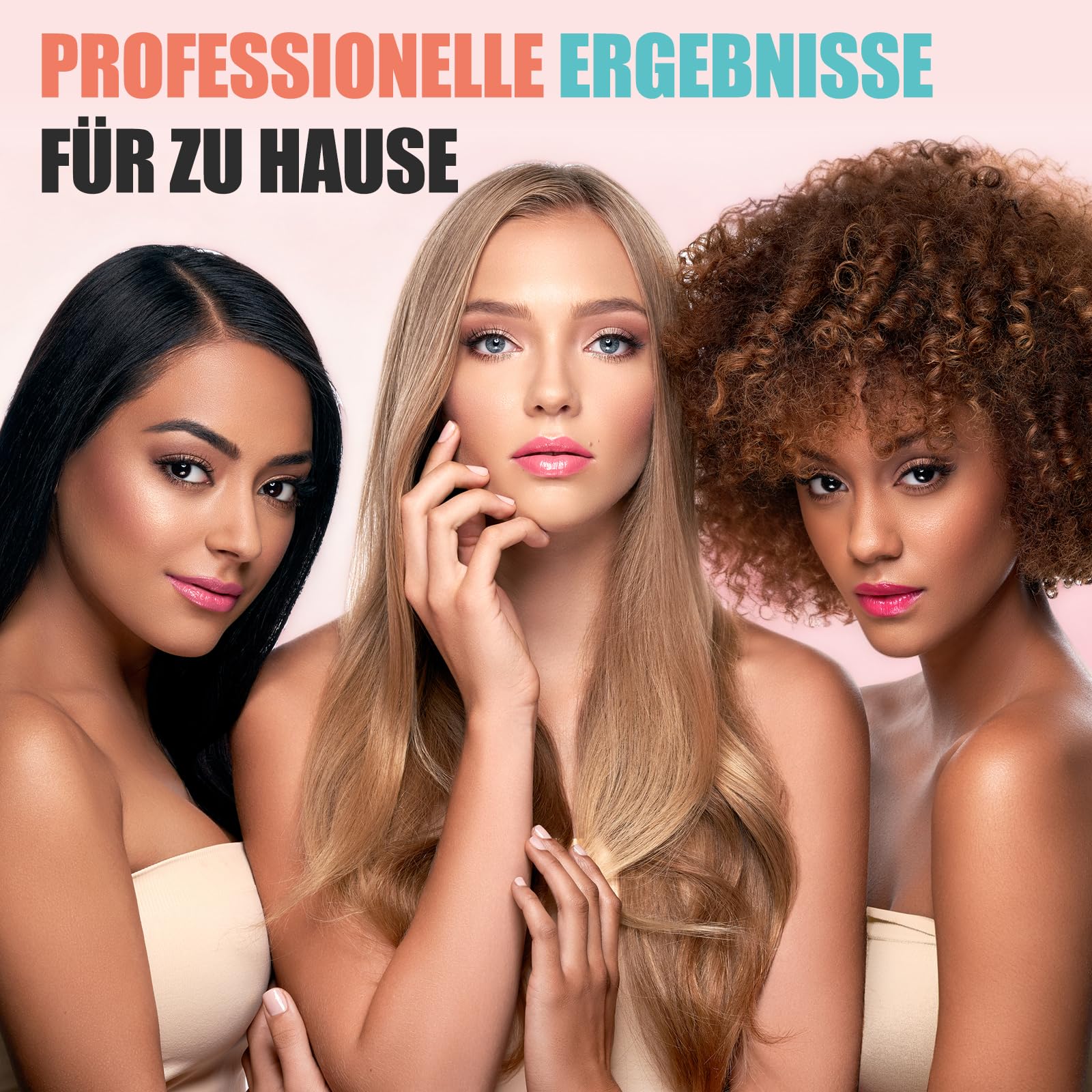 5 in 1 Airstyler, Ionen Föhn, 1000W Multifunktionaler Hairstyler
