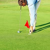 Vista 6 de Banderas de marcado naranja de 16 x 4 x 5 pulgadas, paquete de 100 Marcador, límite, entrenamiento de perros, patio, césped, encuesta, paisaje