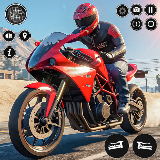 extrema cykel racing simulatorspel: riktiga motorvägsförare auto stuntspel