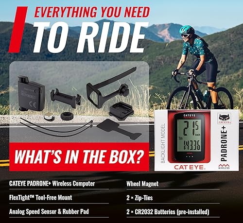 Miniatura 8 de CATEYE - Ordenador inalámbrico para bicicletas Padrone Plus