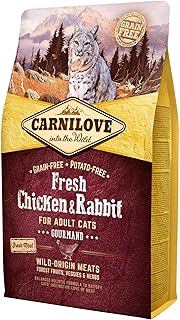 Carnilove Carnilove Fre Chicken & Rabbit Gourmand Dry Cat Food 2kg Pack of 20 x 100g Total 2000g product image