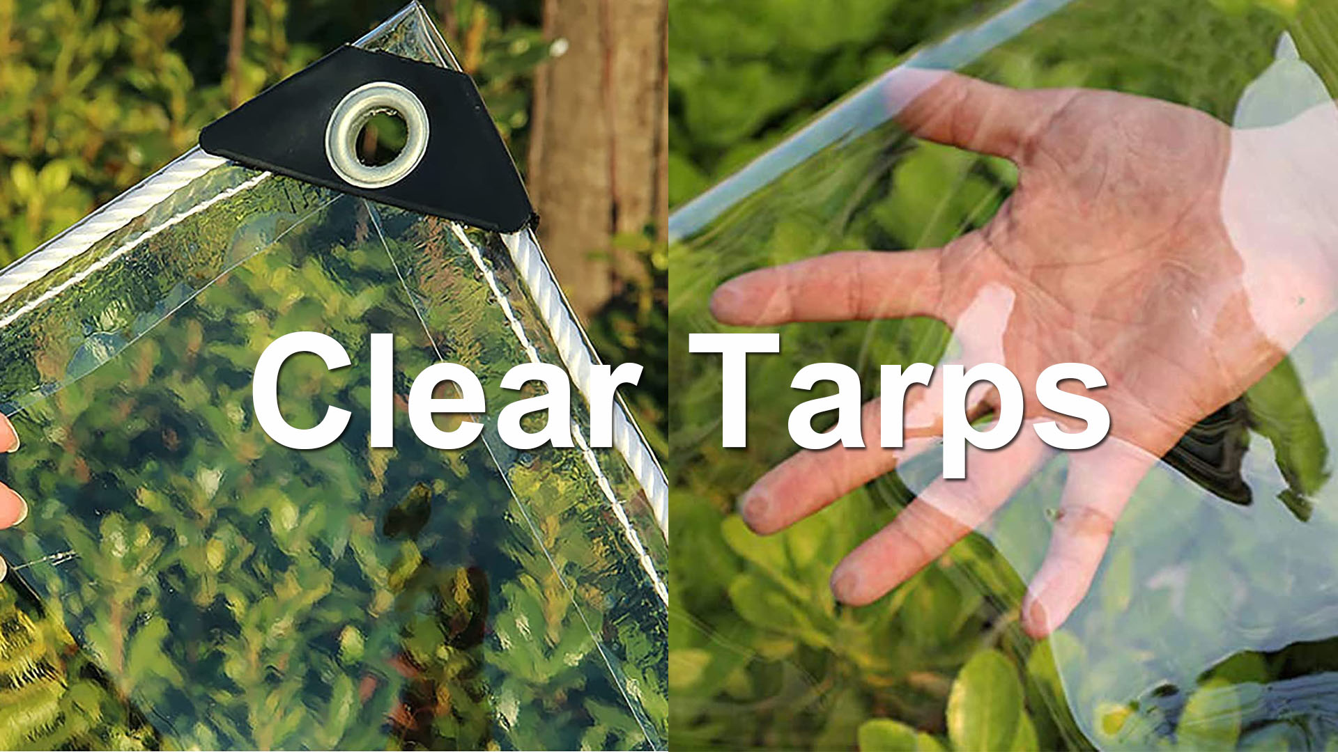 Watch Clear Tarps Heavy Duty Vinyl 14 Mil Thick Tarpaulin on Amazon Live