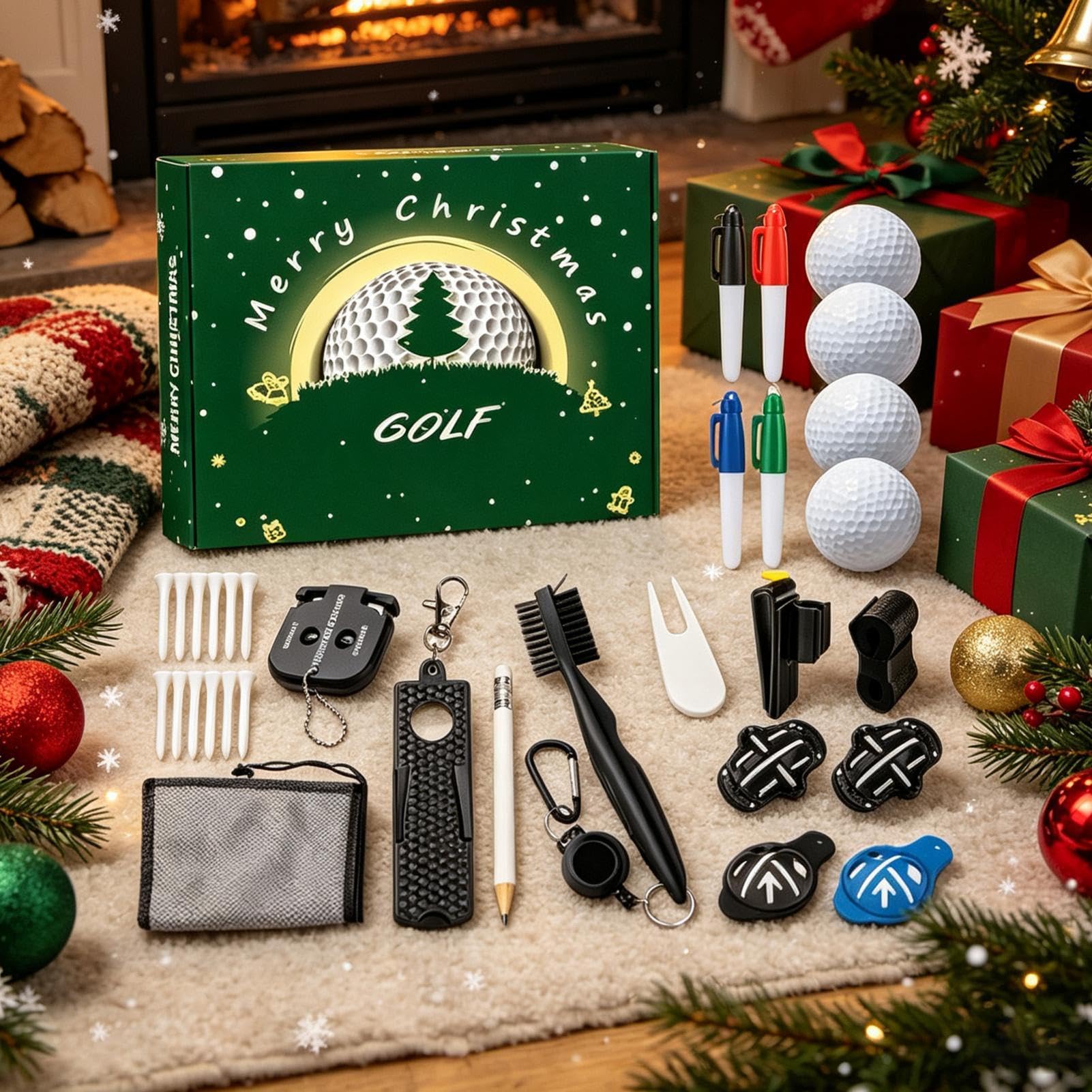 Calendario per conto alla rovescia da golf, 24 giorni, 2026, portatile