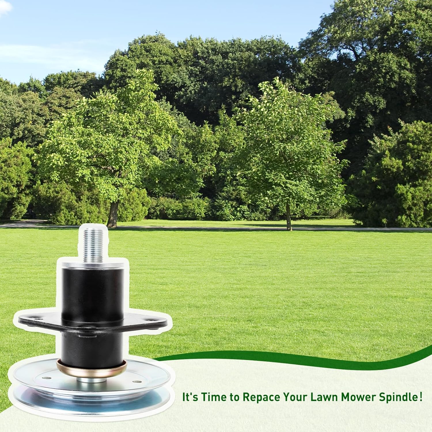 51519500 Lawn Mower Spindle Assembly, Compatible with Arian s Grave-ly Zoom ZT Edge 50 34 1334 CE Carb 34" 50" Deck, Replacement for 61559900 810-CSP2373N
