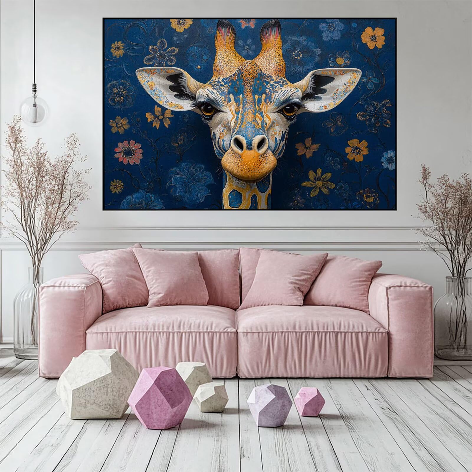 Puzzle 4000 elementów puzzle dla dorosłych żyrafa 141 x 87 cm unikalne rzemiosło klasyczne 3D drewniana układanka do rodzinnych gier aktywnych, układanka zrób to sam do dekoracji ścian domu, prezenty
