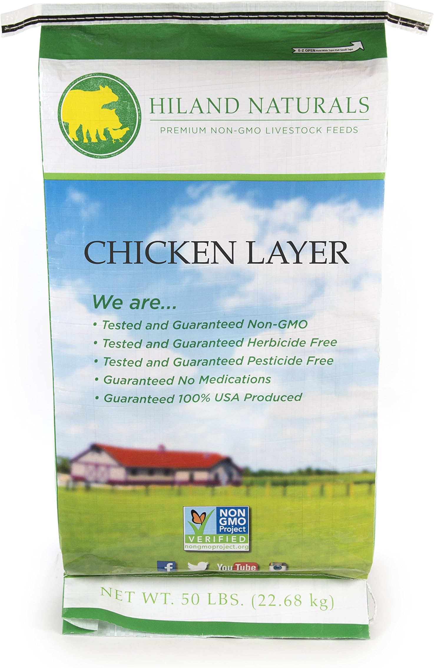 50lb Bag Non-GMO Chicken Layer SHIPPING INCLUDED