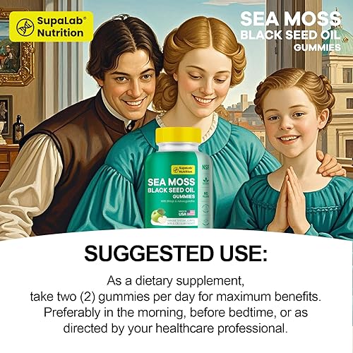 Miniatura 7 de Gummis de musgo marino con shilajit, ashwagandha y astaxantina, ricos en minerales y vitaminas para la inmunidad, salud intestinal y energía,