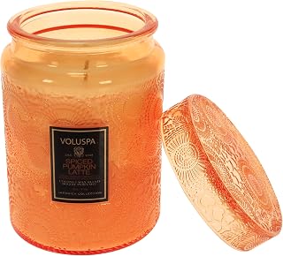 Spiced Pumpkin Latte - Large by Voluspa for Unisex - 18 oz Candle