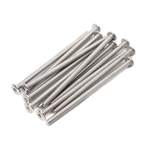 Miniatura 15 de cSeao Tornillos de máquina Phillips M6 2.165 in Tornillos de máquina de acero inoxidable 304 para muebles de conexión de mesa cama