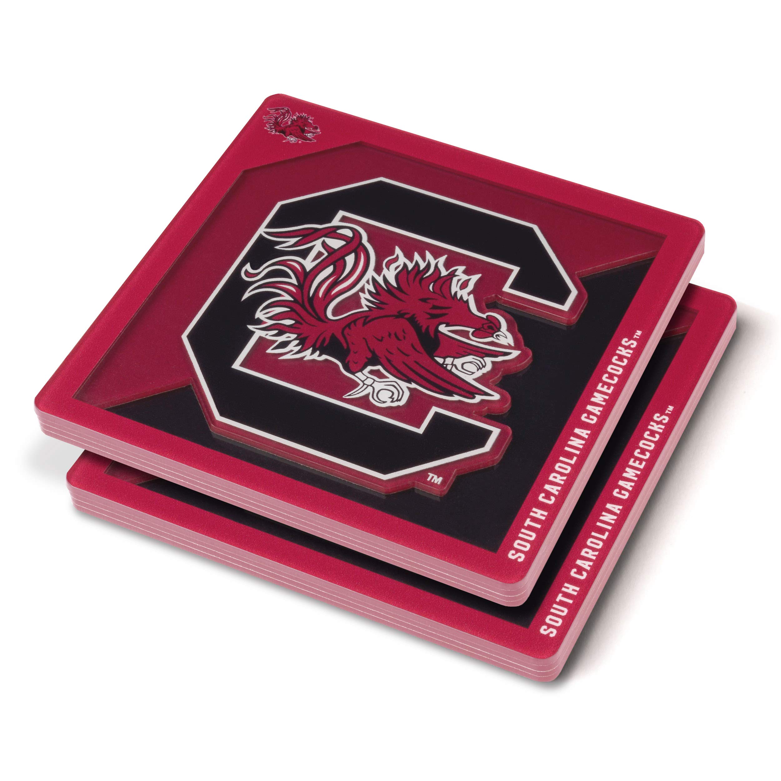 YouTheFan NCAA NCAA 3D Logo Series Coasters