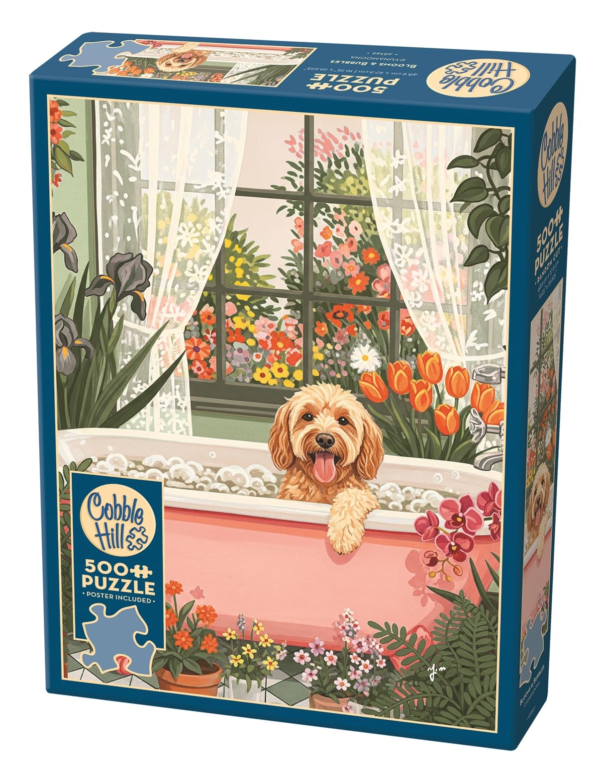 Cobble Hill Blooms & Bubbles 500 Piece Jigsaw
