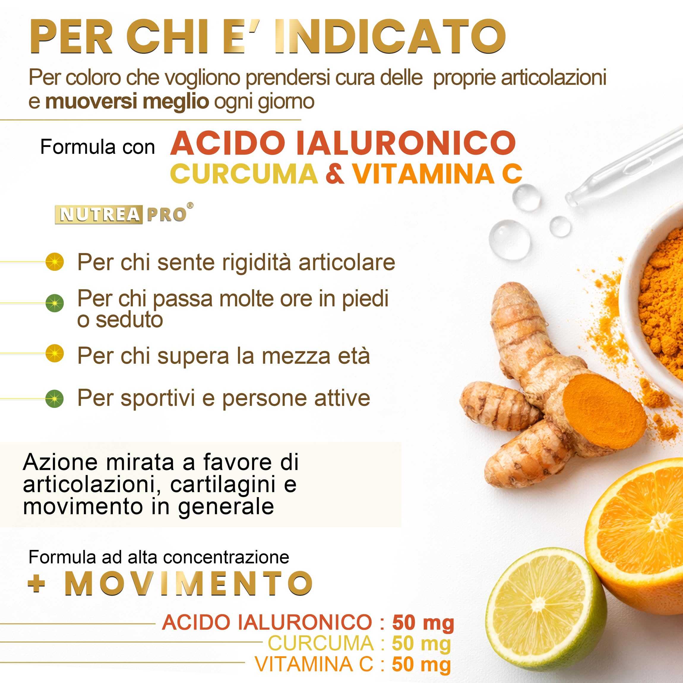 Glucosamina Condroitina MSM NUTREA PRO® | Formula Complex 2408 mg con Boswellia Serrata | 1000mg Glucosamina, 500mg Condroitina, 500mg MSM | integratore articolazioni e Mobilità | 120 Cps ITA