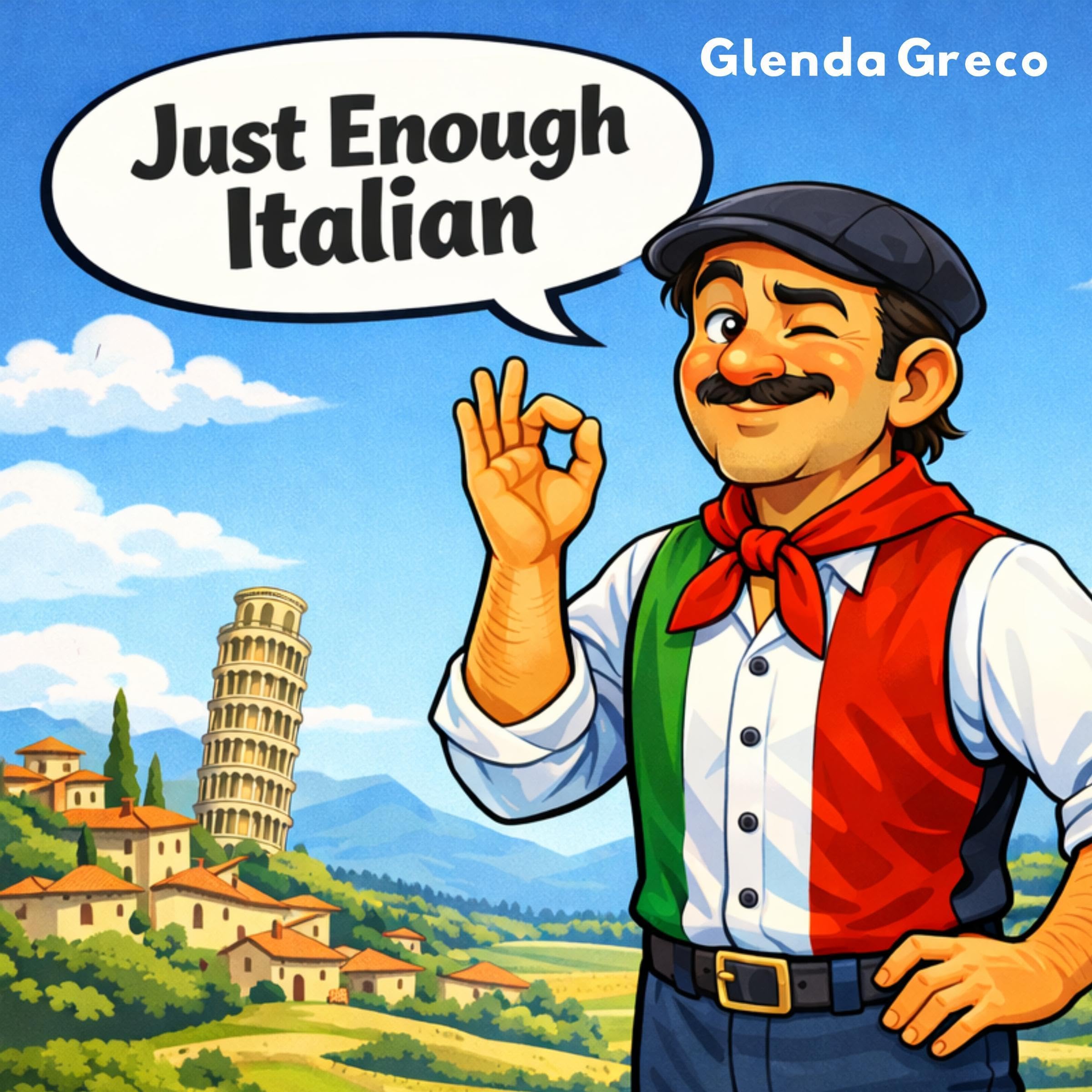 Cover art for Just Enough Italian: Italian for Beginners: Learn Essential Words and Phrases for Travel and Daily Life