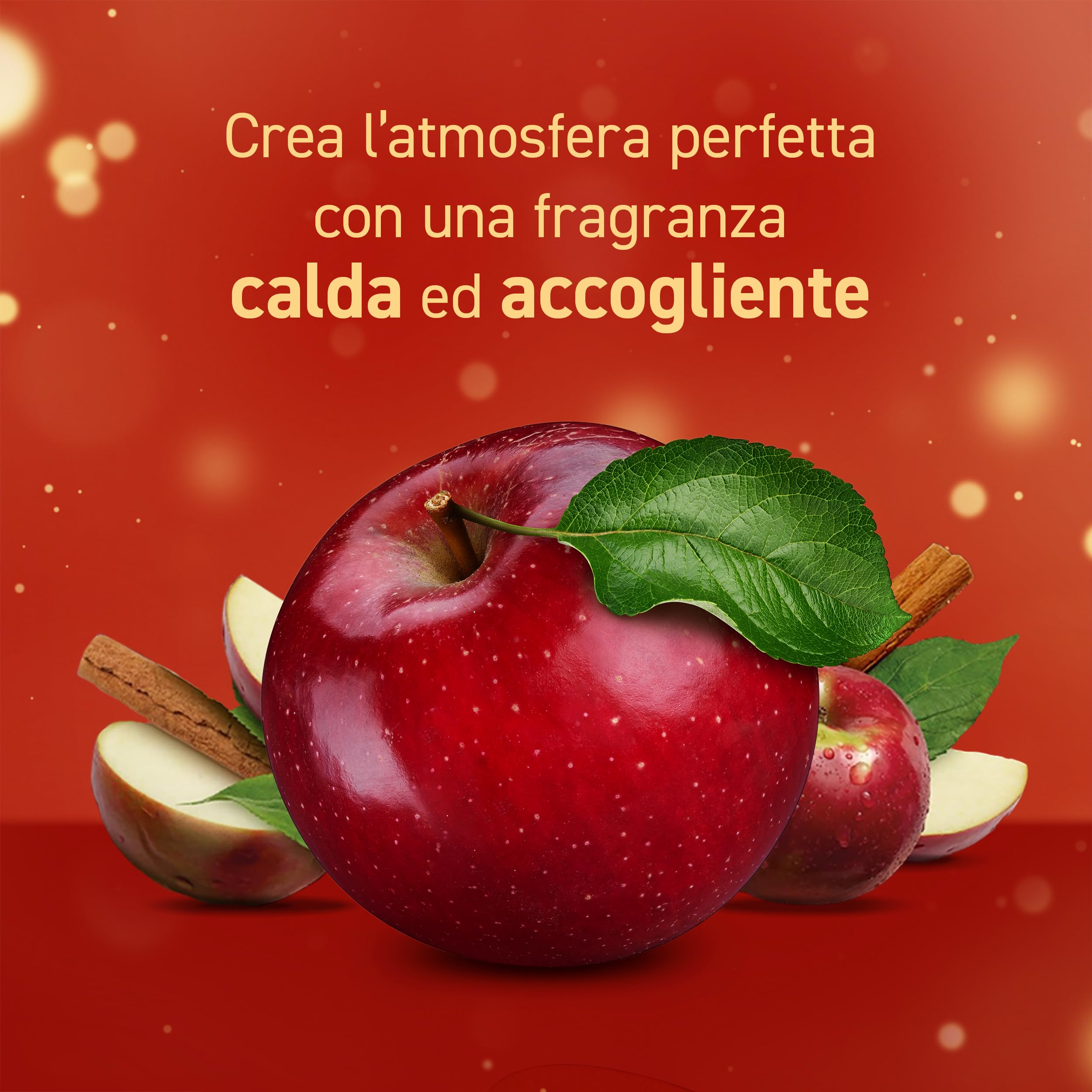Glade Automatic Spray Ricarica, Profumatore per Ambienti, Edizione Limitata, fragranza Warm Apple Pie, Confezione da 4 ricariche