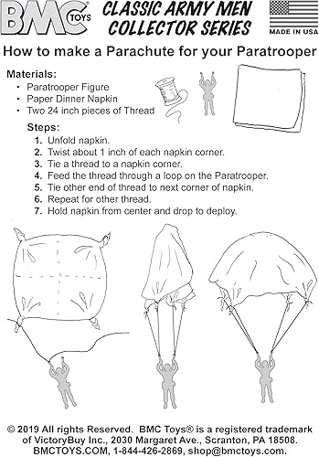 Miniatura 6 de BMC Marx Plastic Army Men US Soldiers - 31 figuras grises de la Segunda Guerra Mundial - Fabricado en Estados Unidos