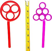 Vista 4 de Varitas de burbujas, surtido de varitas de burbujas grandes, 8 pulgadas (1 juego)