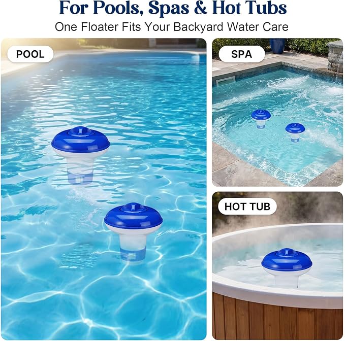 Dosificador flotante de cloro para piscina 2 unidades miniatura 4