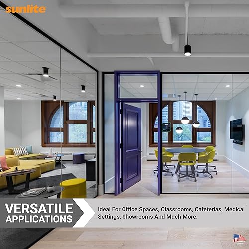 Miniatura 10 de Sunlite PLD26ESP65K10PK 6500K Luz diurna fluorescente 26W PLD doble en forma de U doble tubo CFL bombillas con 4 pines G24Q-3 base (paquete de 10)