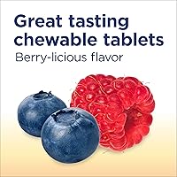 Vista 6 de Renew Life Probióticos para niños, apoyan la salud digestiva e inmunológica, sin gluten, lácteos y soja, sabor a bayas, 30 tabletas masticables