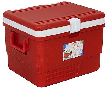 Aristo Multipurpose Insulated Plastic Chiller Ice Box, 25 Ltrs, Red