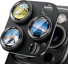 CACOE For iPhone 14 Pro/14 Pro Max/16 Pro/16 Pro Max Camera Protection, Anti-Scratch Camera Protection Lens Protector, Protective Glass for Camera Protection Lens Protection