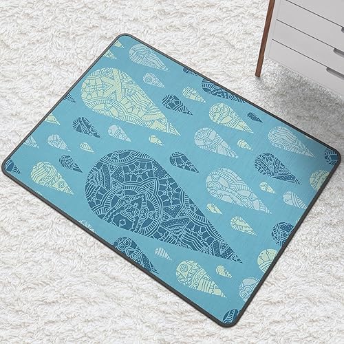 Tapete resistente para silla de oficina para alfombras y suelos de madera dura, 48 x 36 pulgadas, tapete de piso de alta calidad, tapete para silla