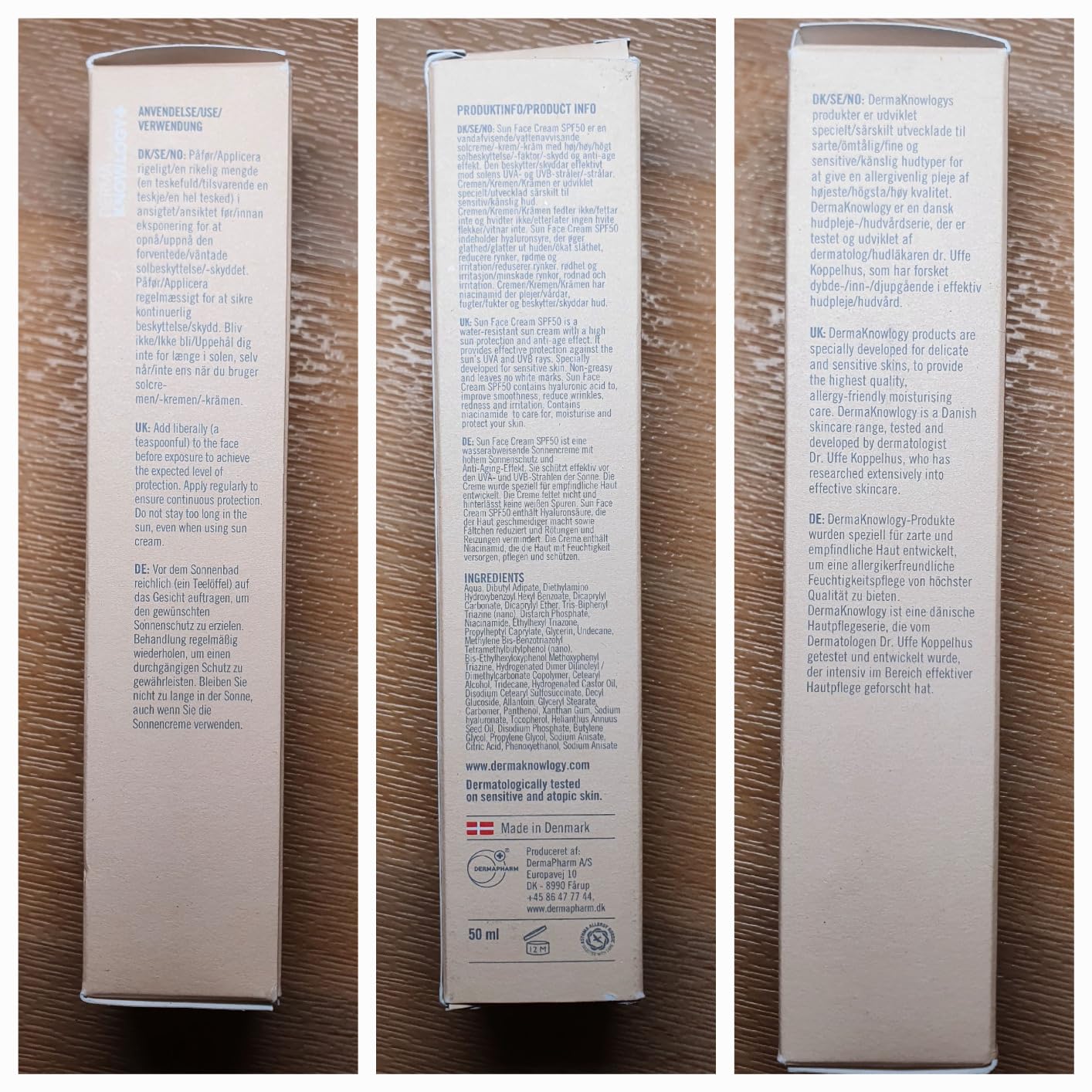 DermaKnowlogy Face Sun Lotion SPF 50 50 ml