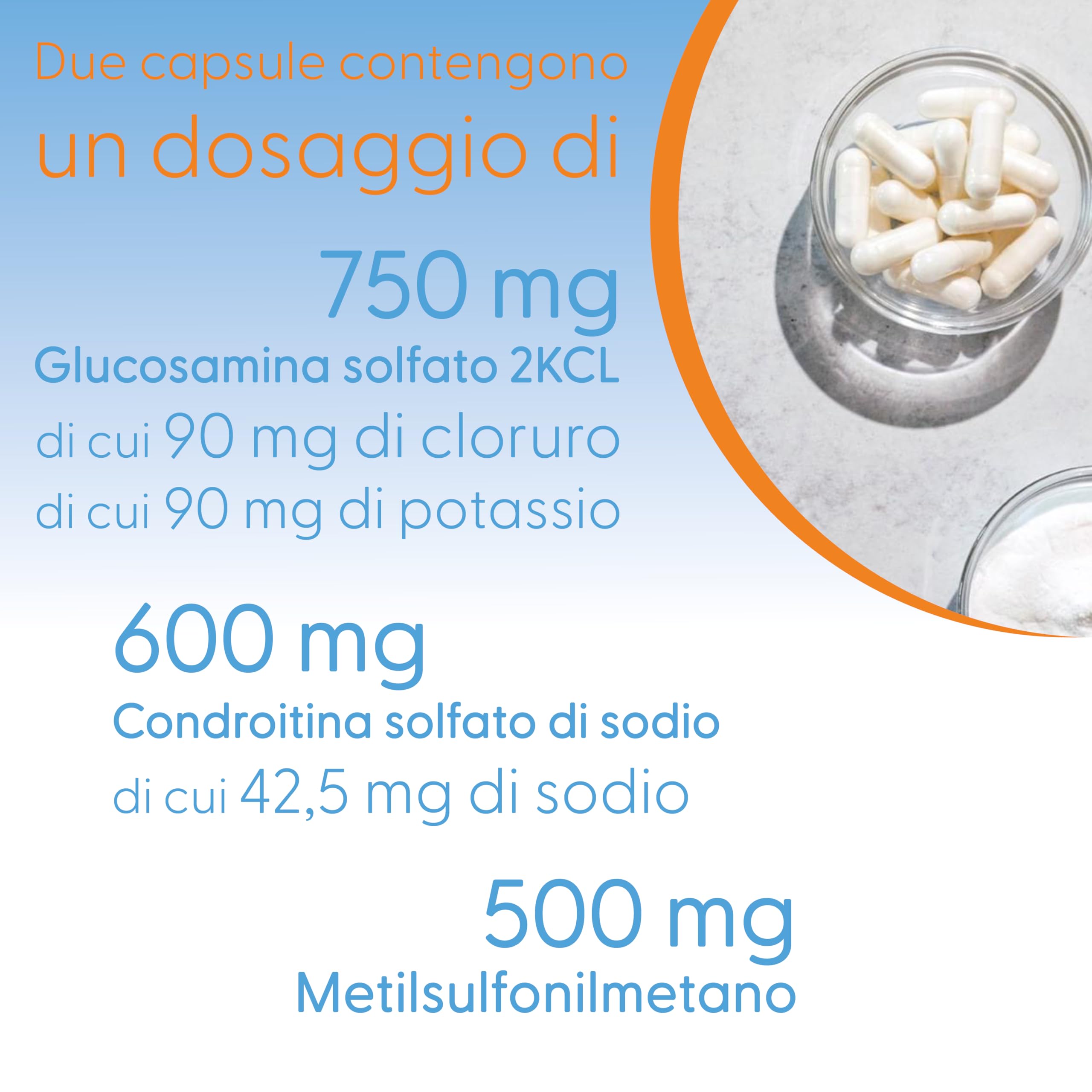 Doctor's Best, Glucosamina-Condroitina MSM, con OptiMSM, 360 Capsule, Testato in Laboratorio, Senza Soia, Senza Glutine, Non OGM