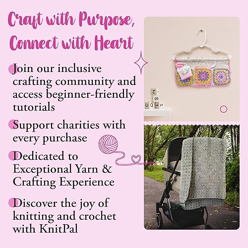 Miniatura 7 de Tweed Twinkles - Hilo de ganchillo texturizado súper suave, 8 bolas (696 yardas14.11 onzas14.11 onzas), peinado ligero #3 (paquete neutro)