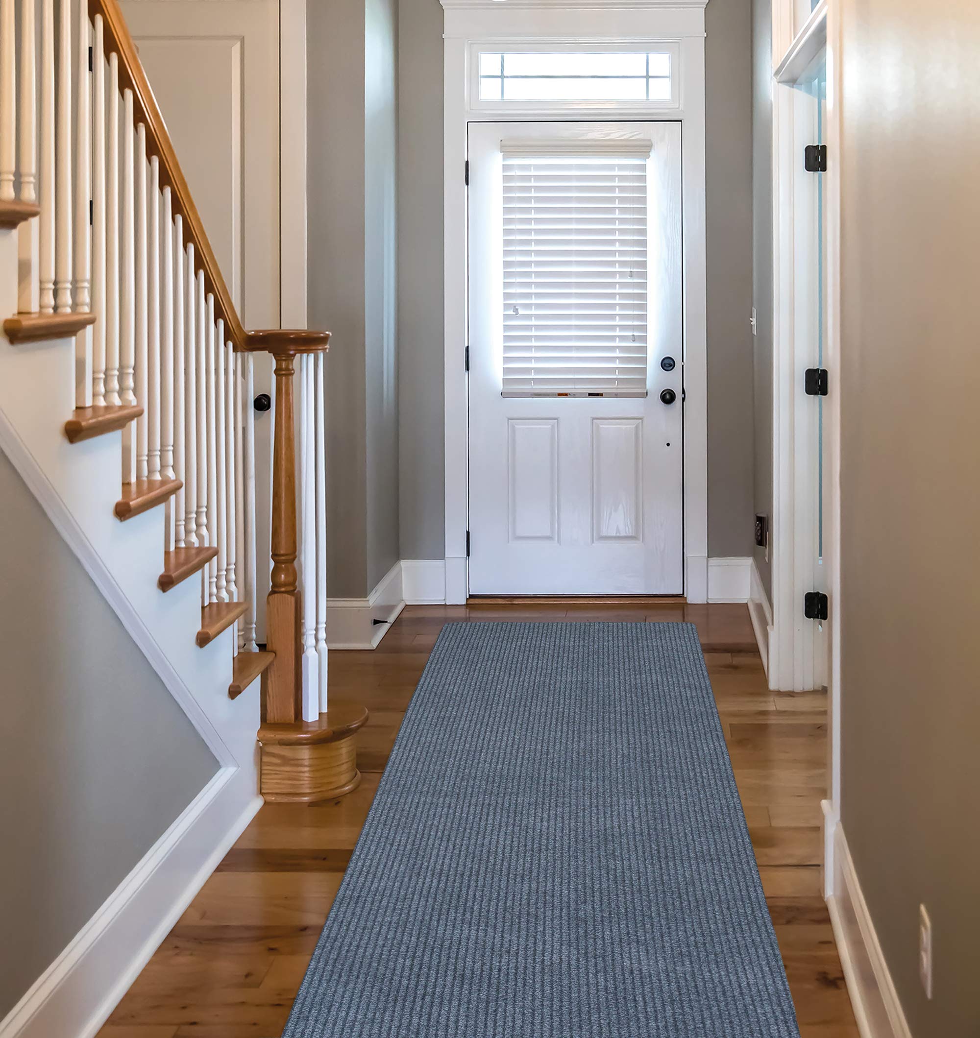 Scrape Rib Solid Design NonSlip Rubberback 3x8 Indoor/Outdoor