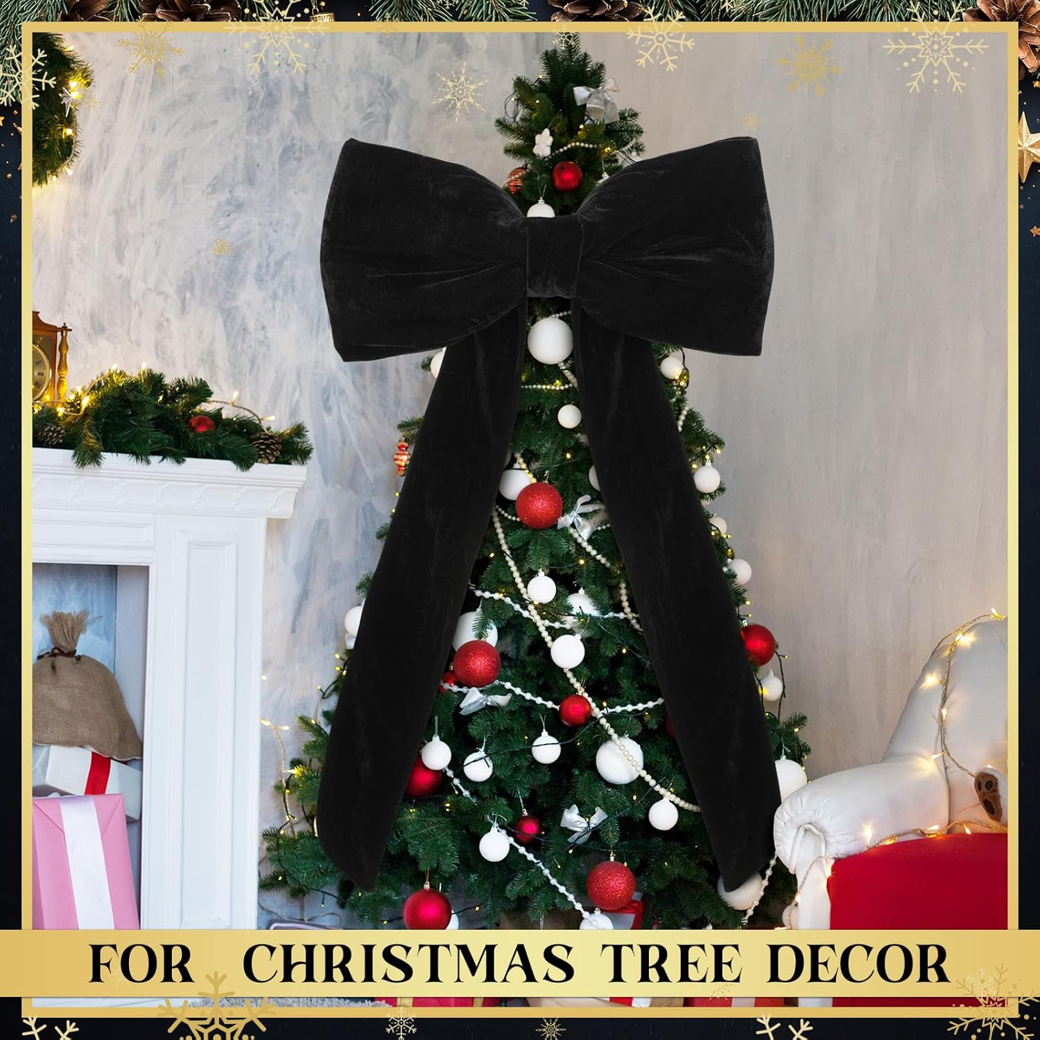 Big Black Bow for Wedding 42 x 27 Inch Large Velvet Party Decorations Coquette Birthday Party Bow Decor Backdrop Big Themed Room Large Wall Decor Ornaments Giant Door Ribbon Velvet