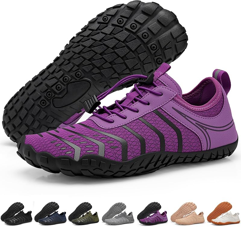 2026 New Barefoot Shoes Women Men Footwear,Wide Toe Box Beach Water Shoe | Zero Drop Comfortable & Non-Slip Barefoot Vitality Shoe,Women's Athletic Footwear for Walking Hiking Running Swimming Boating